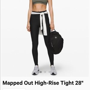 NEW Lululemon mapped out high-rise tight 28”